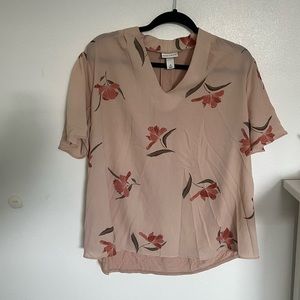 Ava&Viv Floral Blush Blouse